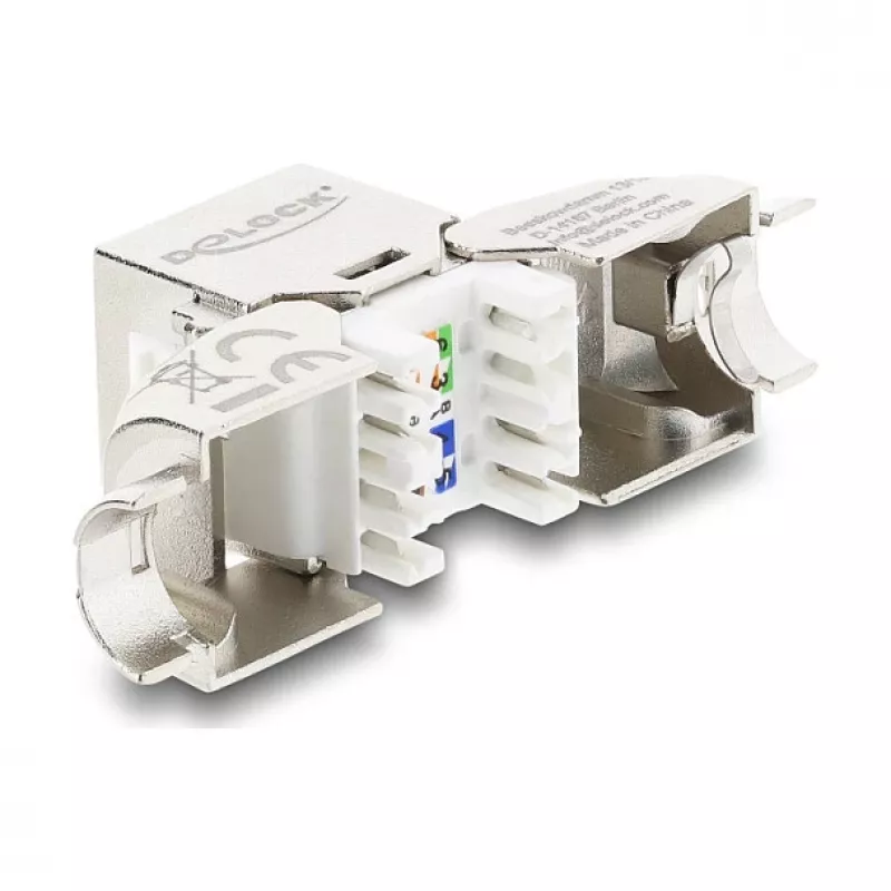 Moduł Keystone RJ45 Cat.6A DELOCK 90798 — terminacja LSA