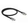 Delock - Ultra High Speed HDMI-Kabel - HDMI männlich bis HDMI männlich - 50cm - Dreifachisolierung - Grau - hauchvergoldete Kontakte, unterstützt 8K 6