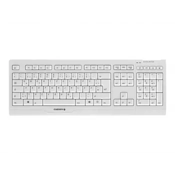Klawiatura CHERRY B.UNLIMITED 3.0 z myszą Biurowa RF Wireless Niemiecka Szara