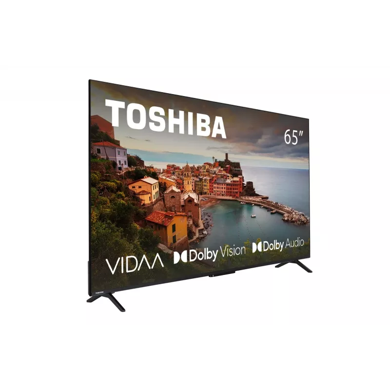 TV Toshiba 65UV2463DG 65 cali (165,1 cm) 4K Ultra HD DLED Smart TV, 3840×2160, VIDAA, Wi‑Fi, 300 cd/m², Czarny