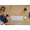 Logitech Signature MK650 for Business – zestaw klawiatury i myszy – bezprzewodowy – 2,4 GHz, Bluetooth LE – QWERTZ – czeski – biało-kremowy