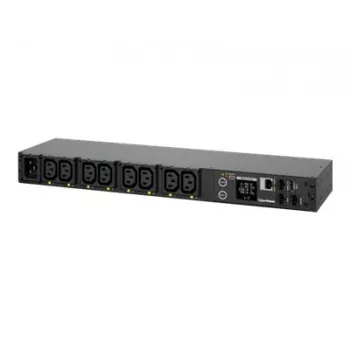 CyberPower PDU41005 jednostka dystrybucji zasilania (PDU) 8 gniazd AC 1U Czarny