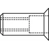 Nitonakrętka zrywalna GESIPA M6 9×17 mm do grubości 1,5–4,5 mm, łeb stożkowy 90°