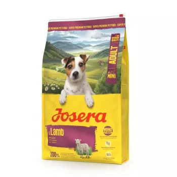 Sucha karma dla psa JOSERA Mini Adult Lamb 900 g — małe rasy, przepis z jagnięciną