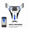 Uchwyt samochodowy Crong CRG-CH4-BLK do smartfonów — regulowany, kompaktowy design