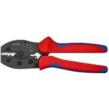 Szczypce zaciskowe Knipex do nieizolowanych końcówek kablowych i złączy 2,8 mm 0,5...10,0 mm² (97 52 33 SB)