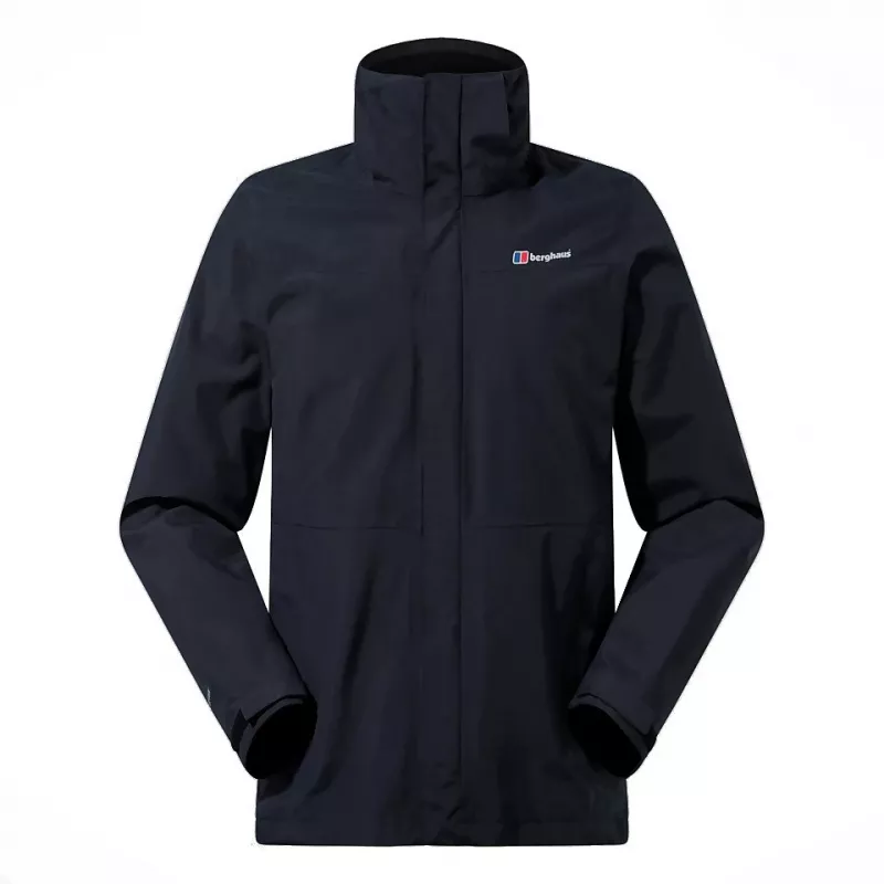 Zestaw kurtek Berghaus Deluge Pro 3.0 M + Hillwalker IA Shell M — męska wodoodporna odzież wierzchnia, czarny