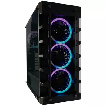 LC Power Gaming 709B Solar_System_X - Tower - ATX - bez zasilacza - Czarny - USB/Audio (LC-709B-ON)