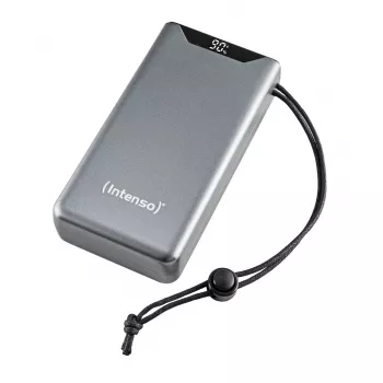 Power bank INTENSO 7332054 — 20000 mAh, PD 3.0 i QC 3.0, 20 W, USB-A + USB-C, szary