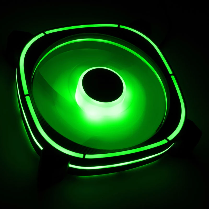 Wentylator obudowy AEROCOOL 120mm Astro 12F ARGB LED — 120 mm, podświetlenie ARGB, zasilanie 3-pin