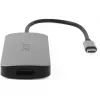 7-w-1 Dongle USB-C Acer — USB 3.2 Gen 1 Type-C, 3x USB-A, HDMI, SD/MicroSD, 100W PD, srebrny