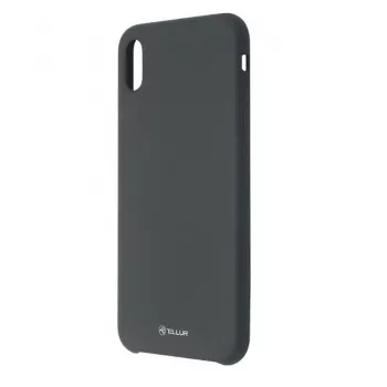 Etui na telefon Tellur Liquid Silicone do iPhone XS Max — czarne