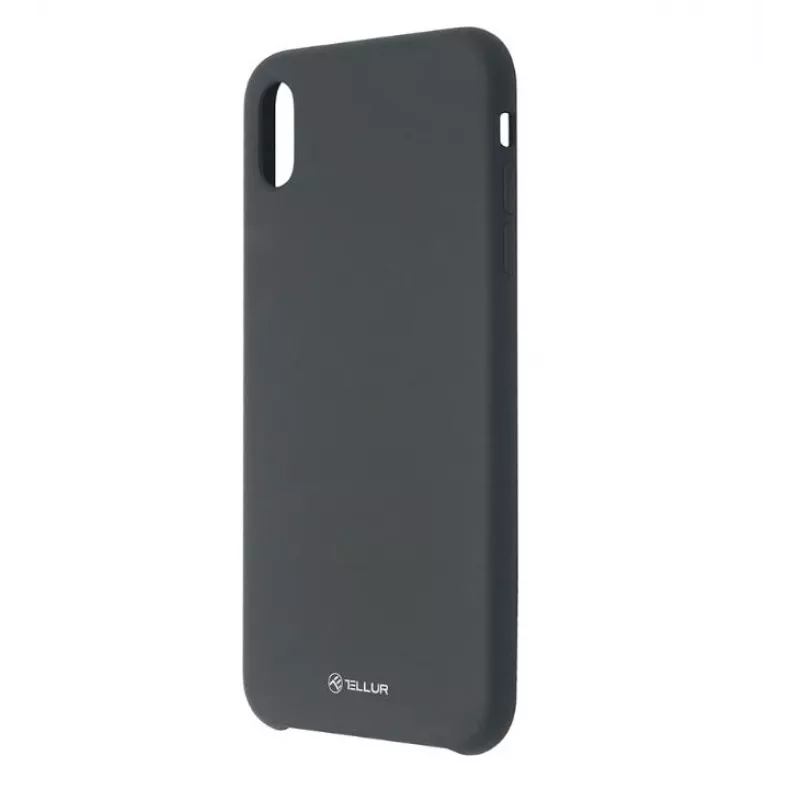 Etui na telefon Tellur Liquid Silicone do iPhone XS Max — czarne