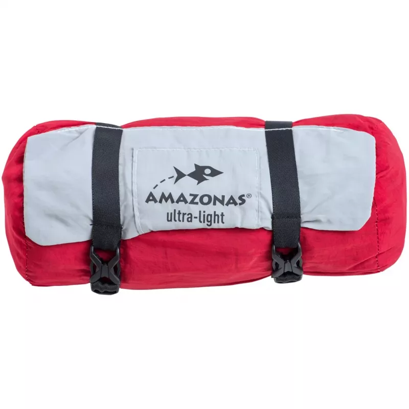 Amazonas Silk Traveller XXL AZ-1030190 hamak kempingowy, szary/czerwony