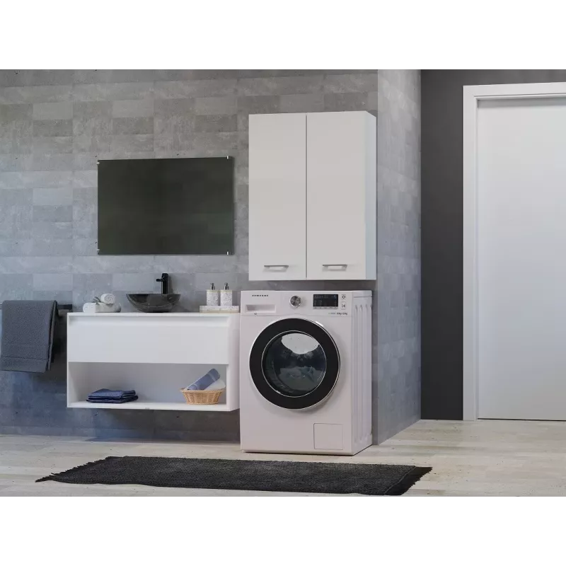 Topeshop POLA MINI DD biała szafka łazienkowa Biały