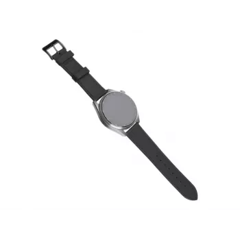 Skórzany pasek FIXED FIXLST-20MM-BK — 20 mm szybkozamykany czarny do smartwatchy