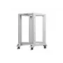 Otwarta szafa rack 19 18U 600x800 szary