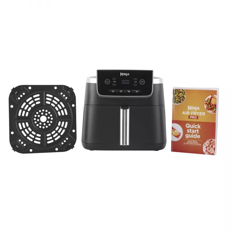 Frytkownica powietrzna Ninja AF140EU pojedyncza 4,7 L 1750 W Czarny, 4 programy, LCD, talerz chrupiący