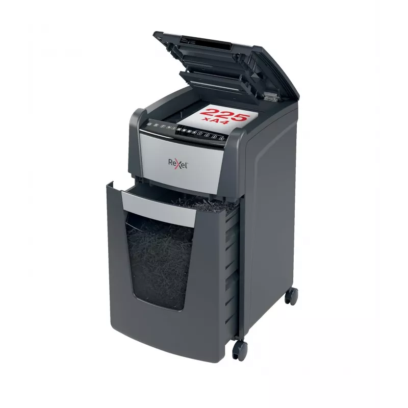 Niszczarka Rexel Optimum AutoFeed+ 225X automatyczna krzyżowa P4