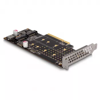 Karta DeLOCK PCI Express x8 do 2 wewnętrznych NVMe M.2 Key M Bifurcation Low Profile