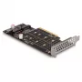Karta DeLOCK PCI Express x8 do 2 wewnętrznych NVMe M.2 Key M Bifurcation Low Profile