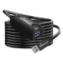 Kabel USB A do USB A MediaRange MRCS242 USB 3.2 Gen 1 (3.1 Gen 1) 5 m 5 Gbit/s Czarny