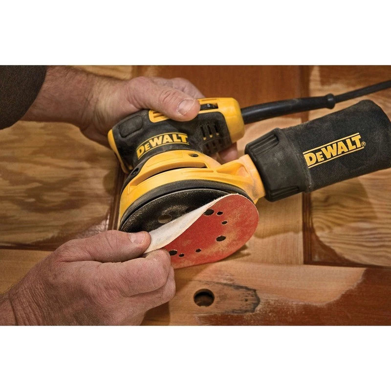 Szlifierka oscylacyjna DeWalt DWE6423-QS, 280 W, 8 000–12 000 OPM, orbita 2,6 mm, 1,28 kg