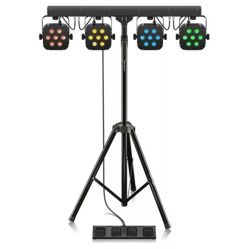 Behringer STAGE TRI LED BUNDLE ST1 Zestaw 4xLEDPAR z kontrolerem + statywem