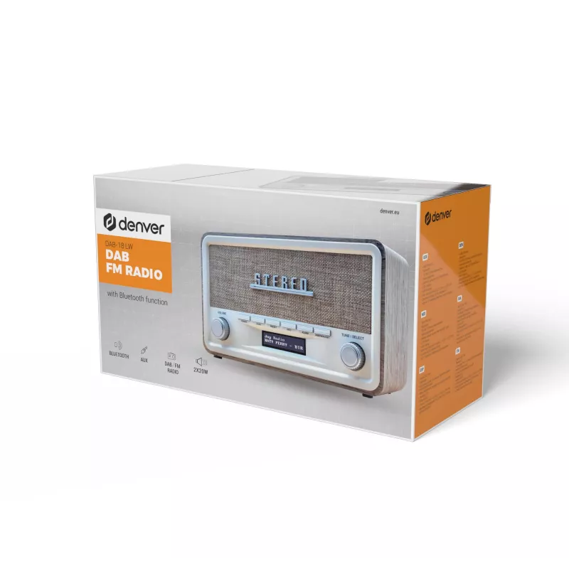 Denver DAB-18LW Produkt Biały