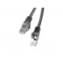 Kabel sieciowy Lanberg Cat6 RJ-45 do RJ-45 PCF6-10CC-0500-BK, 5 m, F/UTP, 250 MHz, czarny