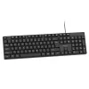 Klawiatura Savio KB-01 do domu/biura USB QWERTY US English Czarna