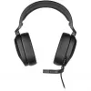 Headset CORSAIR HS65 SURROUND przewodowy zestaw słuchawkowy do gier, nauszny, 3,5 mm + adapter USB, 32 Ω, 282 g, carbon