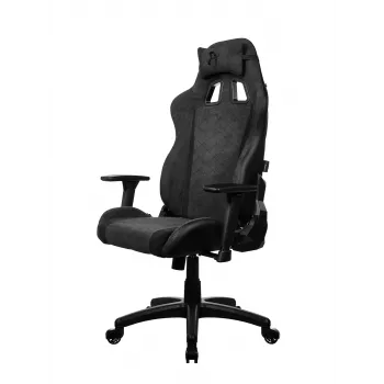 Fotel gamingowy konsolowy Arozzi Avanti Dark szary SoftFabric — siedzisko tapicerowane, maks. obciążenie 120 kg