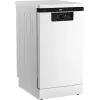 BEKO Wolnostojąca zmywarka BDFS26120WQ, Klasa energetyczna E, Szerokość 45 cm, 6 programów, Silnik inwerterowy, Trzecia szuflada, Biała