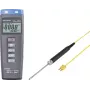 VOLTCRAFT K102 + TP 207 przyrząd do pomiaru temperatury -200 do +1370 °C sonda typu K