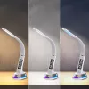 Lampa biurkowa Hawk HW-LAMP05 biała LED z regulacją — kompaktowa lampka zadaniowa LED z regulowanym ramieniem