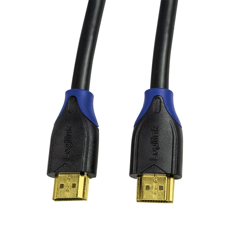 LogiLink CH0065 Kabel HDMI 4K UHD 7.5m Czarny Audio Return Ch Gold
