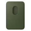 Uchwyt na karty Apple iPhone FineWoven Wallet z MagSafe Moss zielony Microtwill