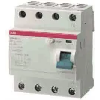 ABB STOTZ-KONTAKT Wyłącznik różnicowoprądowy 4p, typ F, 63A, 30mA F204F-63/0 (2CSF204325R1630)