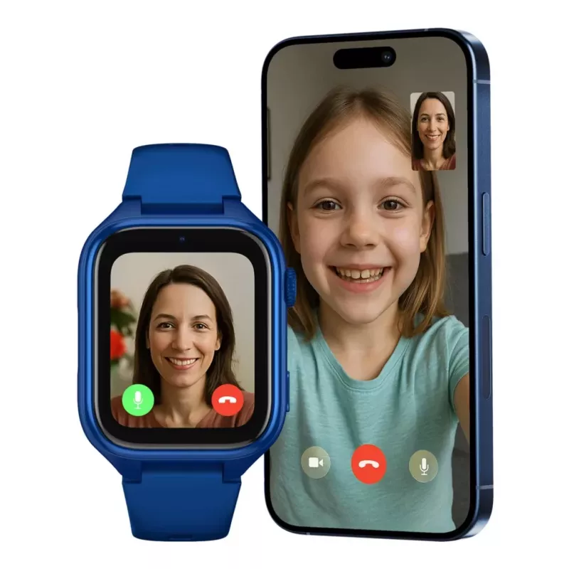 Smartwatch Stelio Junior 4G ST-SWJ101-NB – zegarek dziecięcy 4G, granatowy