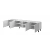 Cama szafka RTV PAFOS 200x42x52 biały matowy