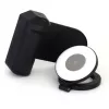 Lampka do selfie RealPower Selfie MagFree LED Czarna Biała ABS PU