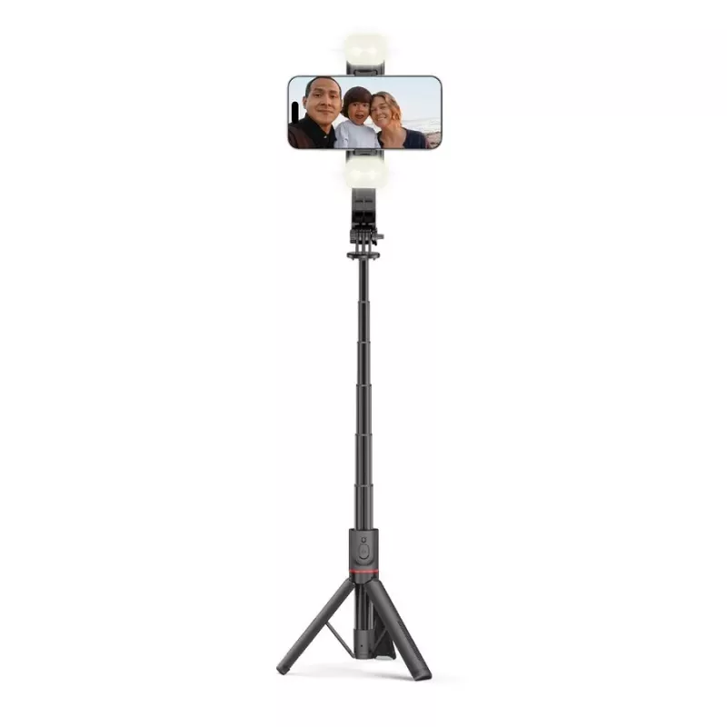 Tech-Protect L05S Selfie Stick ze statywem lampa LED sterowanie Bluetooth-Remote Control