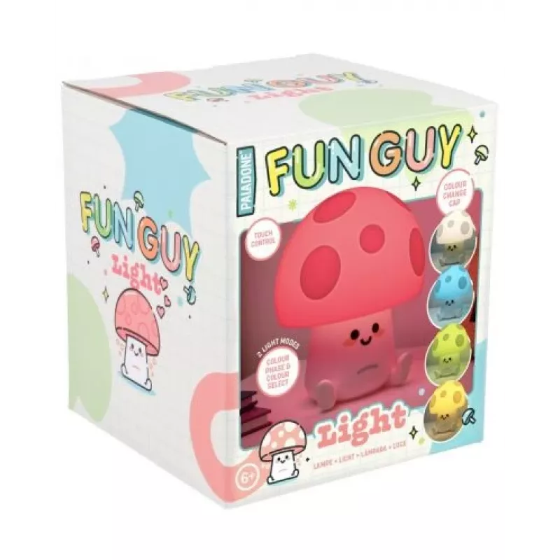 Lampa stołowa Paladone Fun Guy Mushroom Light – nowatorska lampka nocna LED w kształcie grzyba