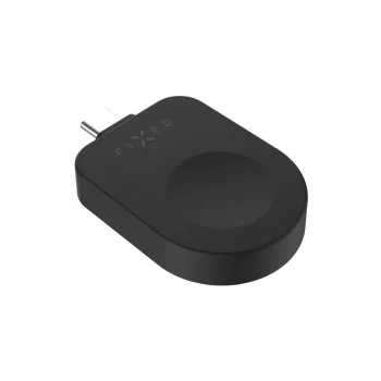 Stały adapter ładujący USB-C FIXED FIXDW-AWAP-BK do Apple Watch Powerstation Uni, kompaktowy zamiennik
