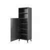 Szafka do przechowywania cama meble ABETO 60×40×176.5 cm grafit/połysk grafit