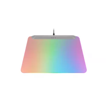 Podkładka pod mysz gamingowa Razer Firefly V2 Pro biały — podświetlenie RGB, zasilana przez USB, antypoślizgowa podstawa
