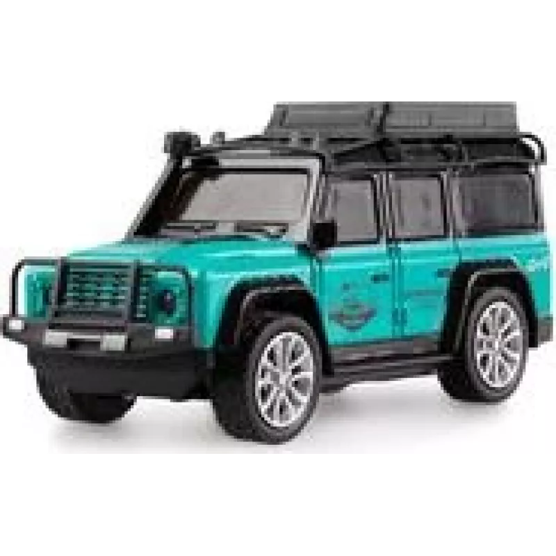 Zdalnie sterowany pojazd terenowy Amewi Die Cast 1:64 RTR Petrol dla dzieci od 6 lat