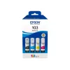 Zestaw wkładów atramentowych Epson EcoTank 103 — Oryginalny zestaw 4 kolorów (czarny, cyjan, magenta, żółty), czarny 4500 str., kolor 7500 str.