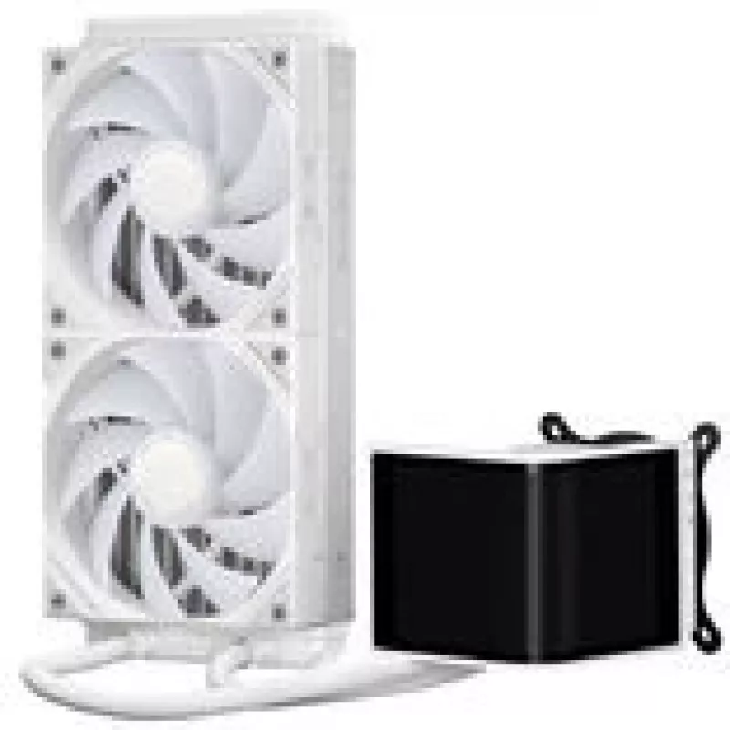 Obudowa PC Jonsbo D32 PRO + TRYX PANORAMA SE Complete Liquid Cooling, ARGB - 240mm, biała